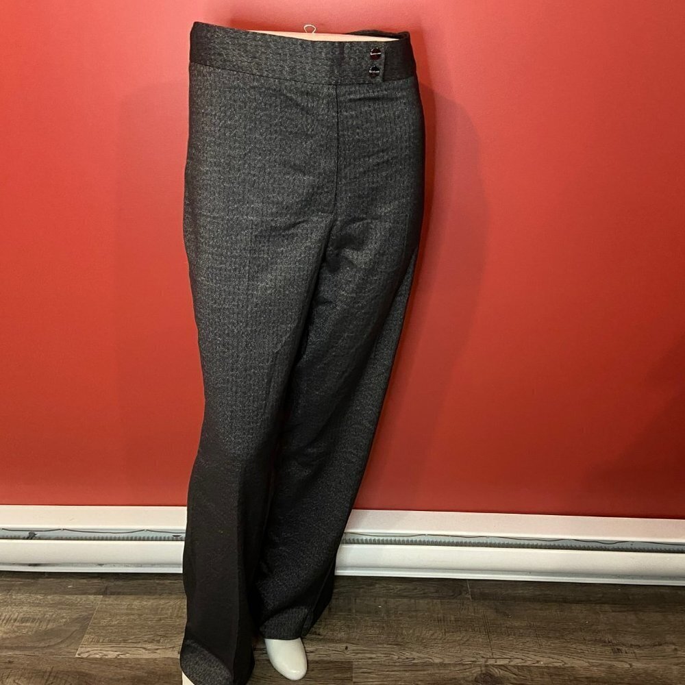 JONES NEW YORK Women's Signature Black/White Odeon Pants - Size 14 - NWT $99